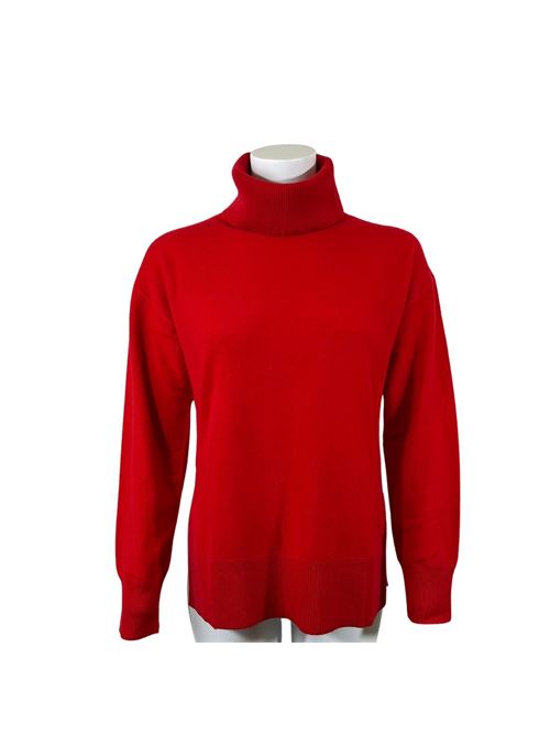 WOMEN'S CREAM  TURTLENECK ESSENTIEL STUDIO | LMDA002ROSSO